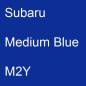 Preview: Subaru, Medium Blue, M2Y.